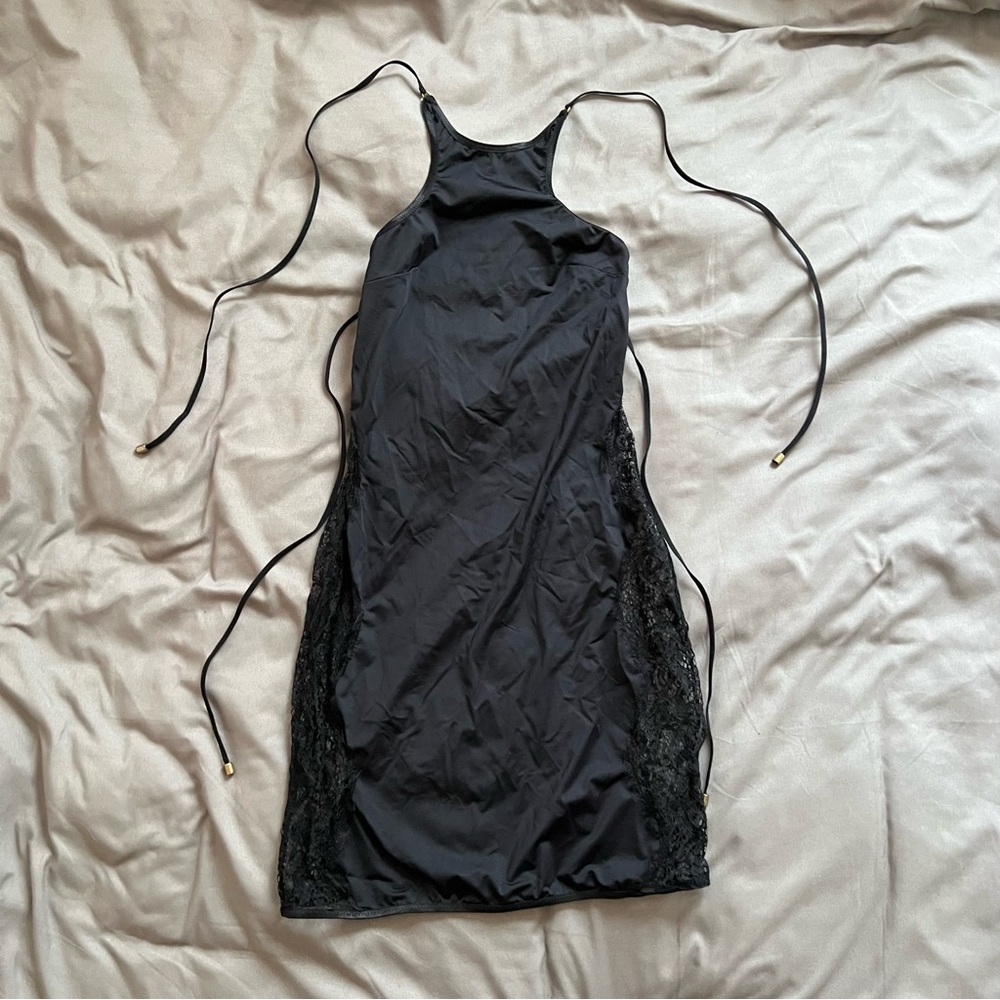God save queens halter dress